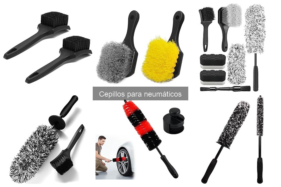 Guía de uso de cepillos para neumáticos: limpieza eficiente