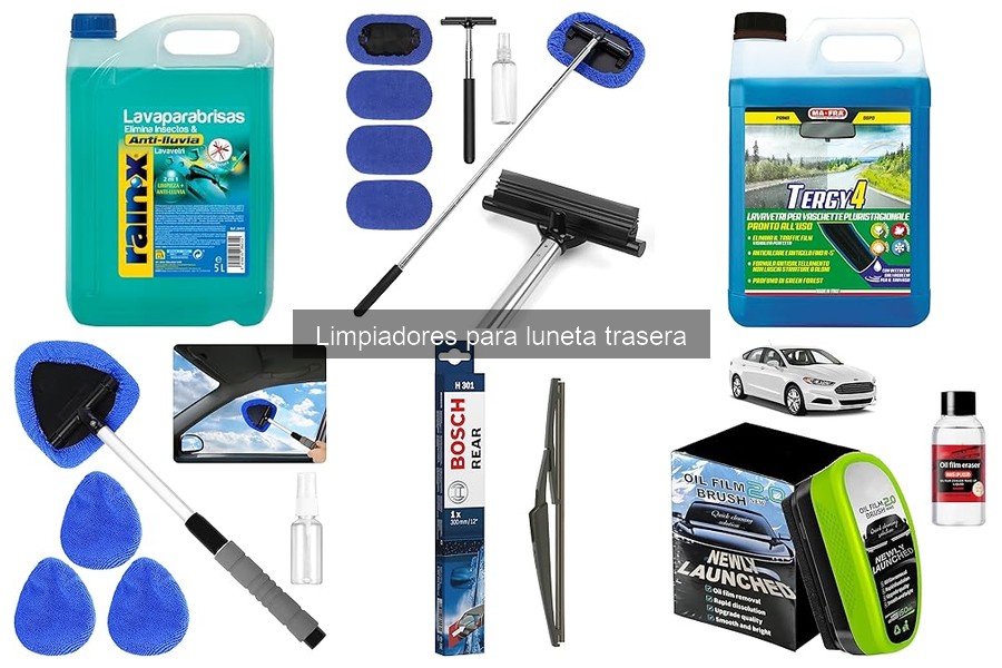 Guía para elegir el limpiador ideal para luneta trasera
