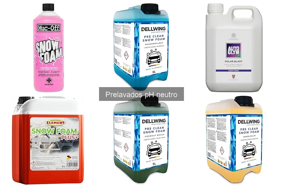 Guía para elegir el mejor prelavado pH neutro para tu coche