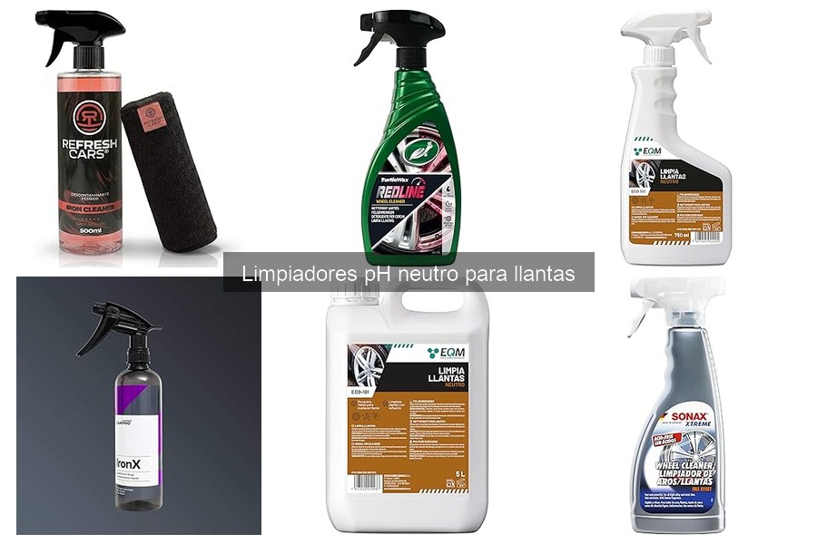Impacto ambiental de limpiadores pH neutro para llantas
