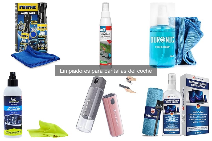 Ingredientes a Evitar en Limpiadores para Pantallas del Coche