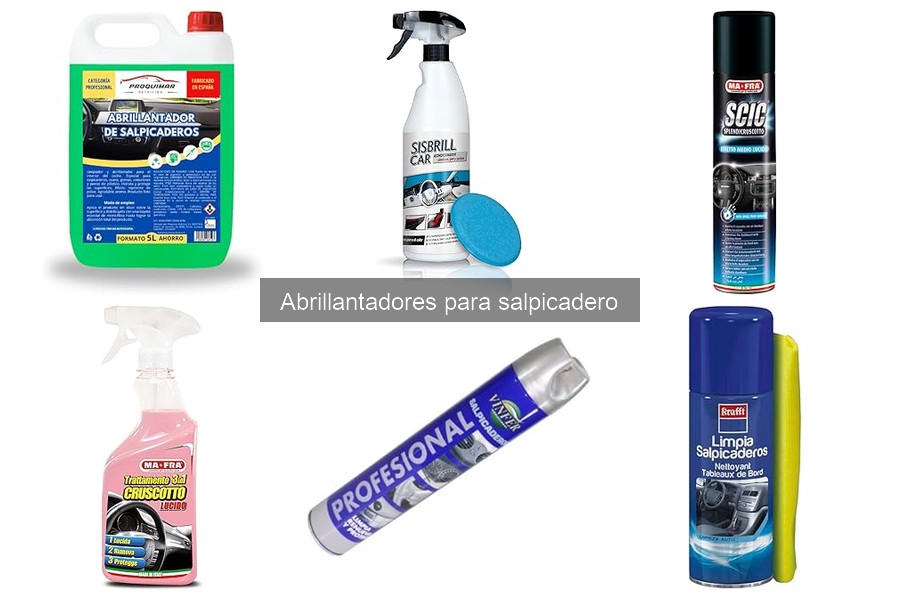 Ingredientes Comunes en Abrillantadores para Salpicadero