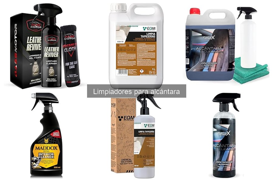 Ingredientes Esenciales en Limpiadores para Alcántara