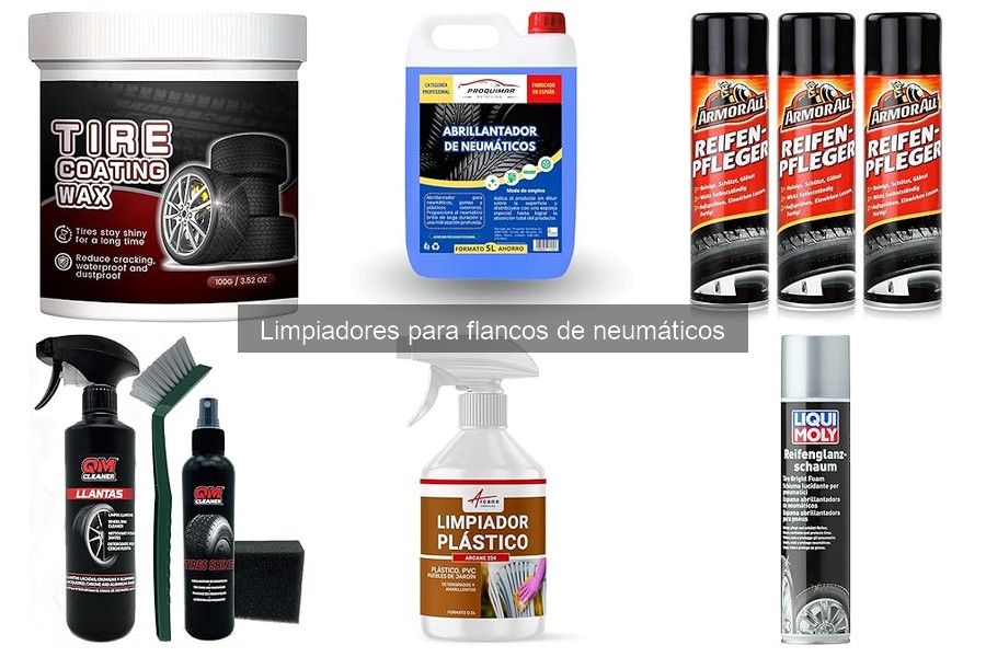 Ingredientes peligrosos en limpiadores de neumáticos