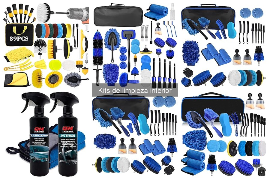 Kits de limpieza interior para coches: ¿Qué incluyen?