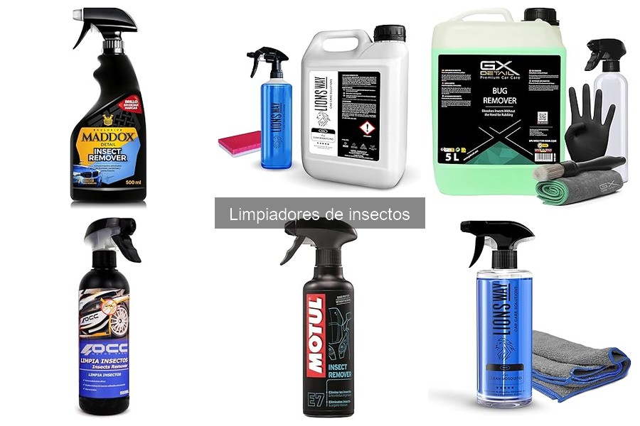 Limpiadores de Insectos para Coches de Lujo: Mejores Opciones