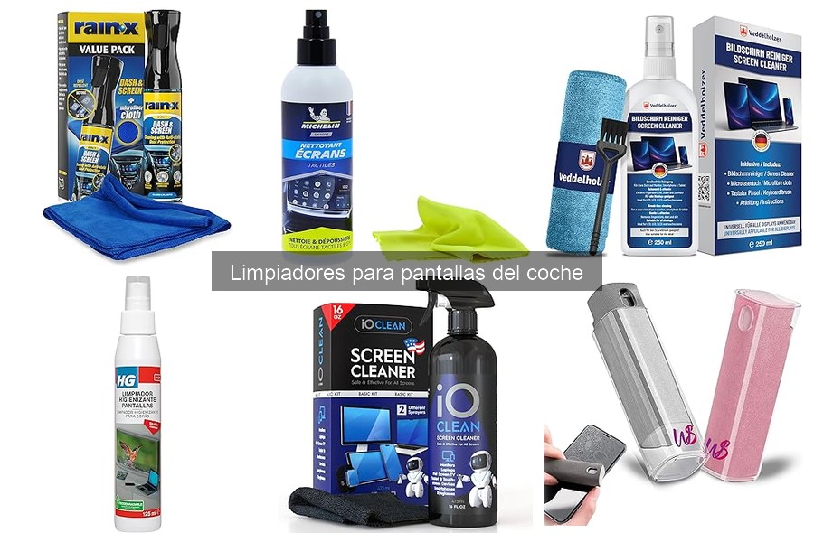 Limpiadores de Pantallas de Coche Sin Productos Químicos