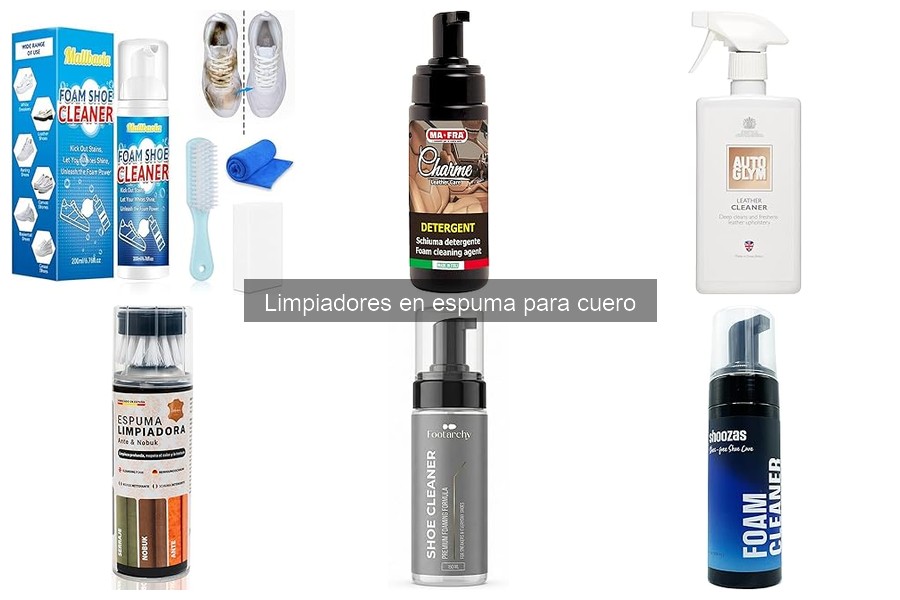 Limpiadores en espuma para cuero: ¿Qué son y cómo funcionan?