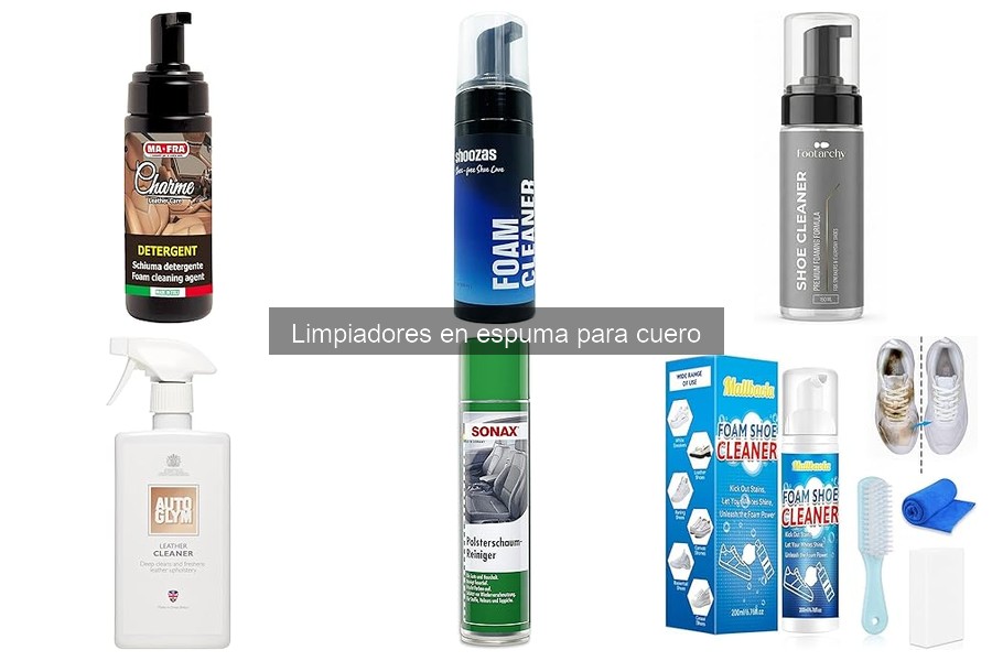 Limpiadores en espuma para cuero sintético: ¿son efectivos?