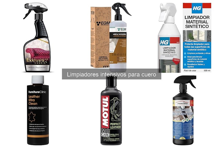 Limpiadores intensivos para cuero: ¿qué son y cómo funcionan?