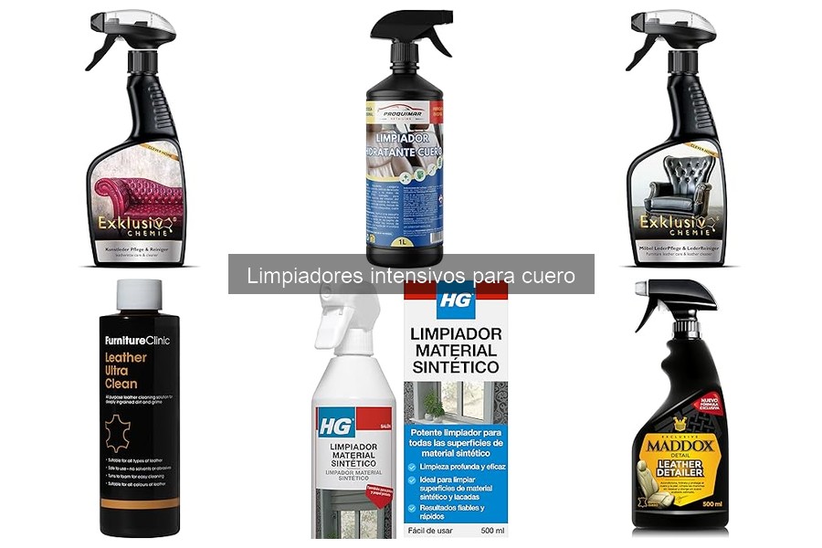 Limpiadores Intensivos para Cuero: ¿Qué Tipos Son Adecuados?