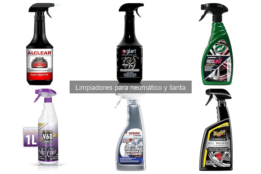 Limpiadores para neumáticos y llantas: ¿Qué son y cómo funcionan?