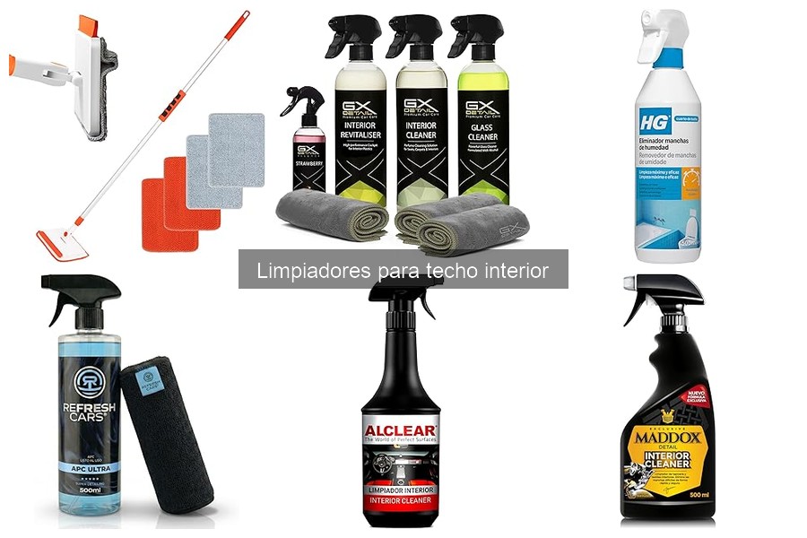 Limpiadores para Techo Interior: ¿Qué Son y Cómo Usarlos?