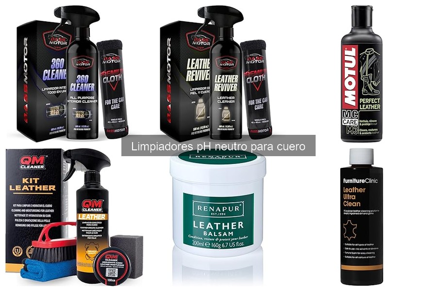 Mantén el cuero perfecto tras usar limpiadores pH neutro