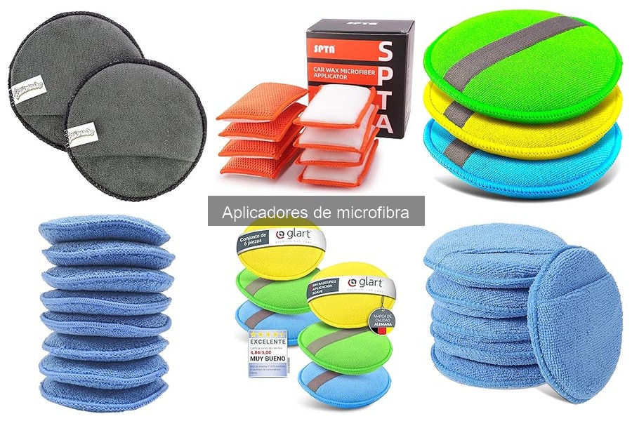 Mantenimiento y cuidado de aplicadores de microfibra para coches