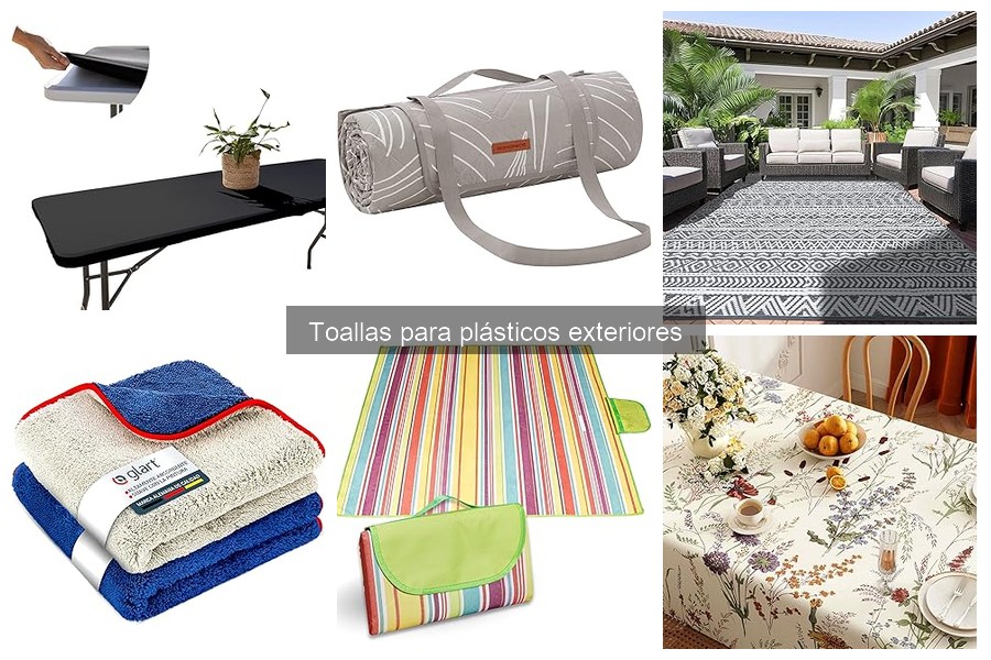 Materiales de toallas para plásticos exteriores y su impacto