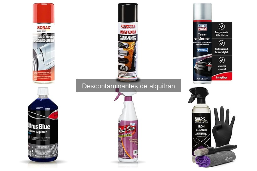 Mejor descontaminante de alquitrán para coches antiguos
