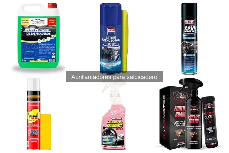 Mejores abrillantadores para salpicadero según tipo de coche