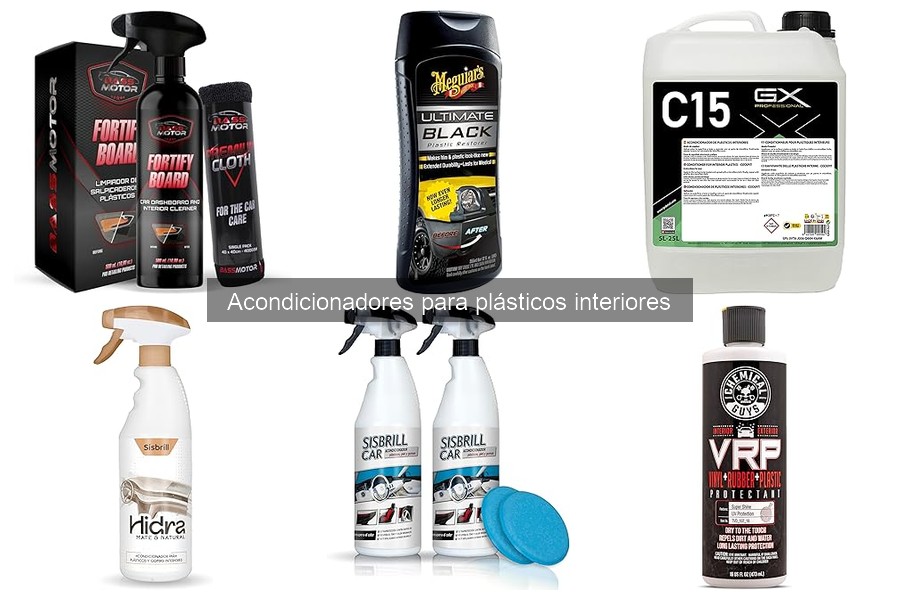 Mejores Acondicionadores de Plásticos Interiores para Coches
