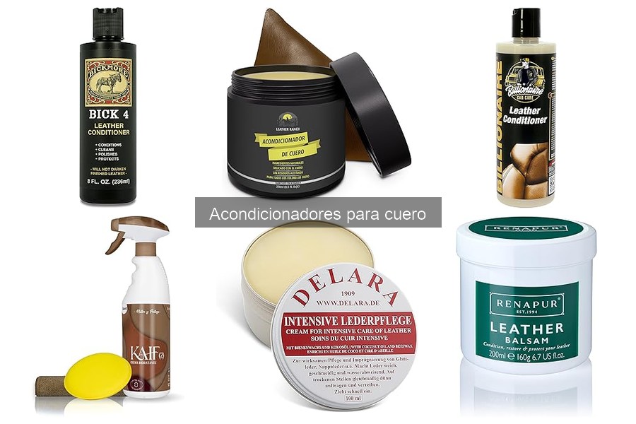 Mejores acondicionadores para cuero según uso específico