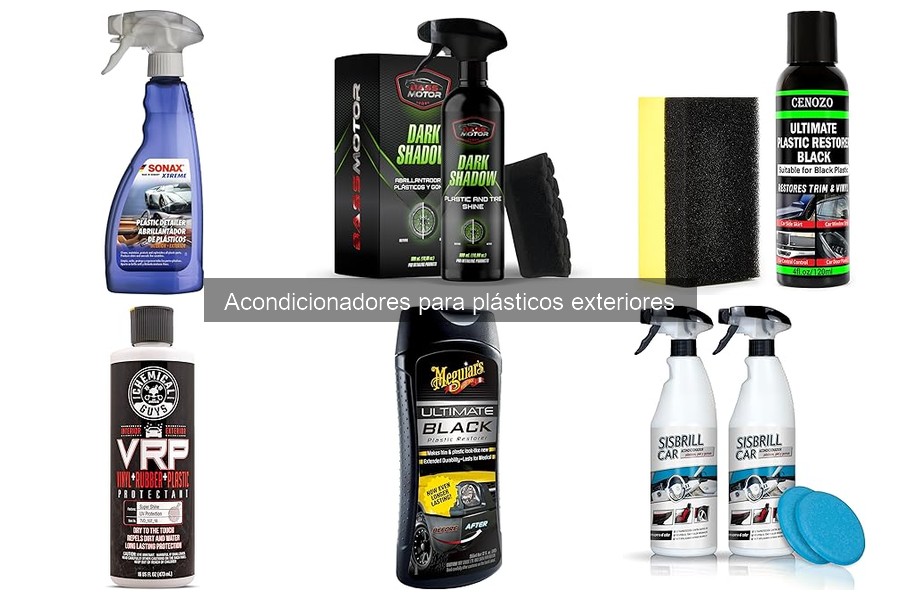 Mejores acondicionadores para plásticos exteriores del coche