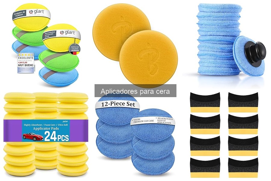 Mejores aplicadores para cera de coches: guía de compra
