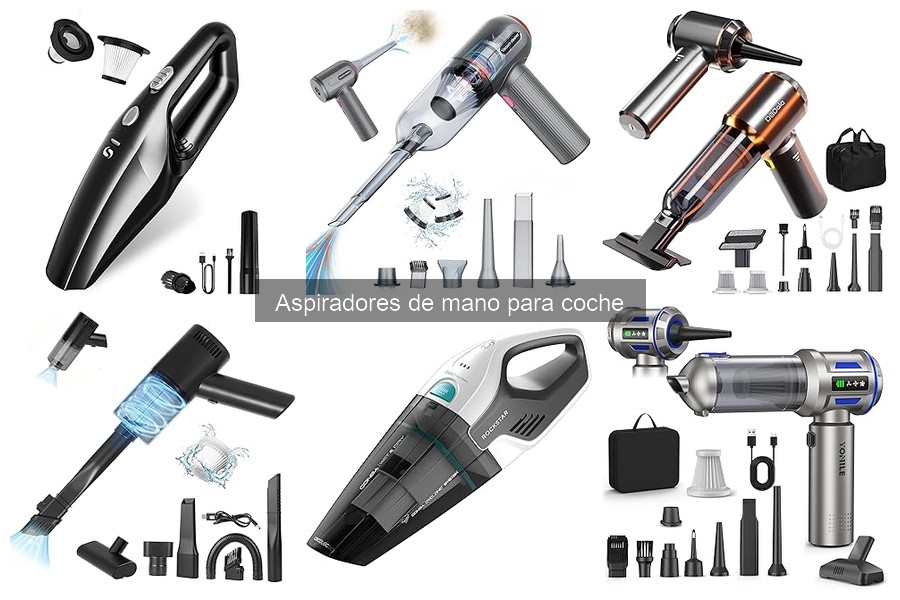 Mejores aspiradores de mano para coche en 2024: Comparativa