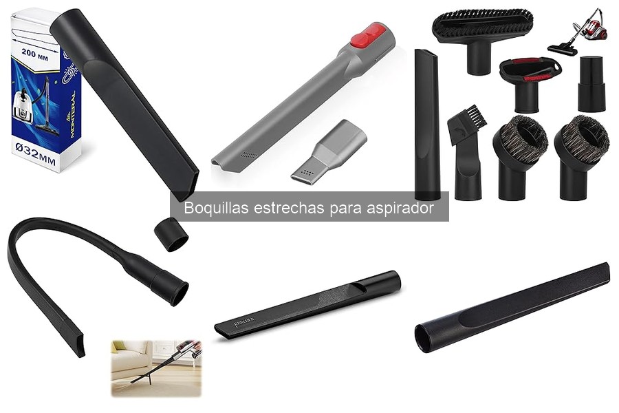 Mejores boquillas estrechas para aspiradoras según usuarios