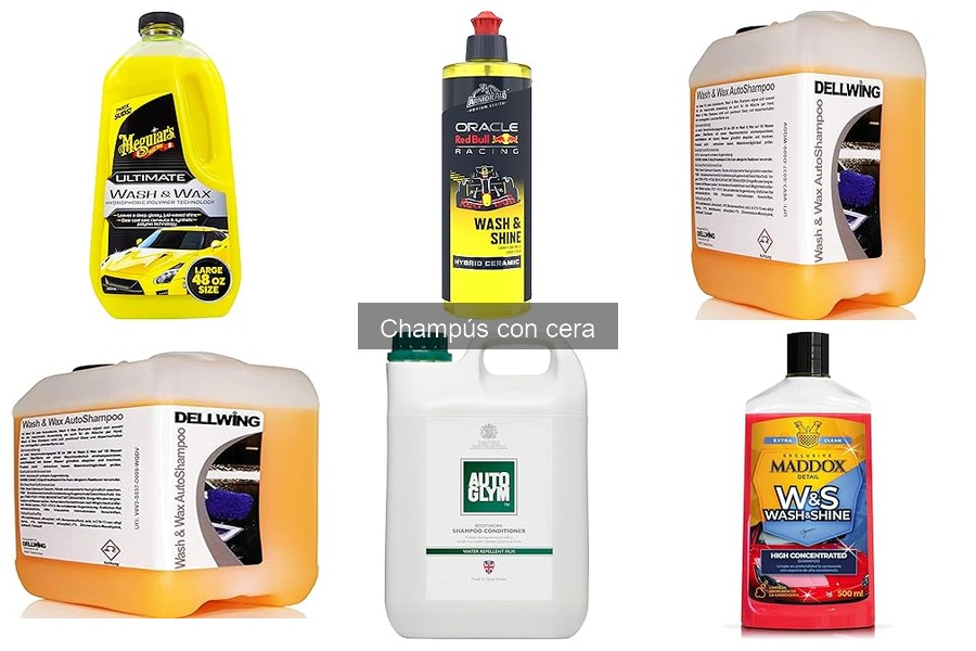 Mejores champús con cera para coches oscuros: comparativa 2023