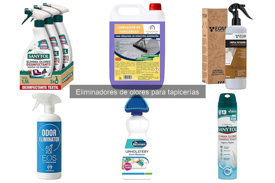 Mejores eliminadores de olores para tapicerías de coche