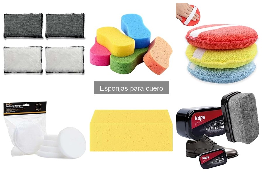 Mejores esponjas para cuero según su tipo y uso