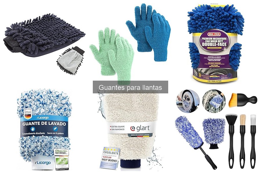 Mejores guantes para llantas: reseñas y comparativa 2023