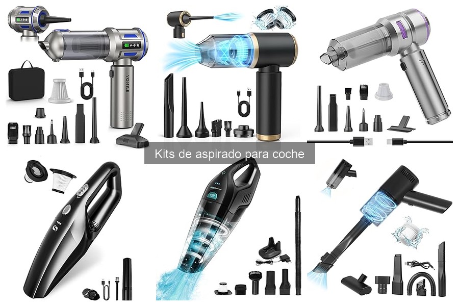 Mejores kits de aspirado para coche en Amazon