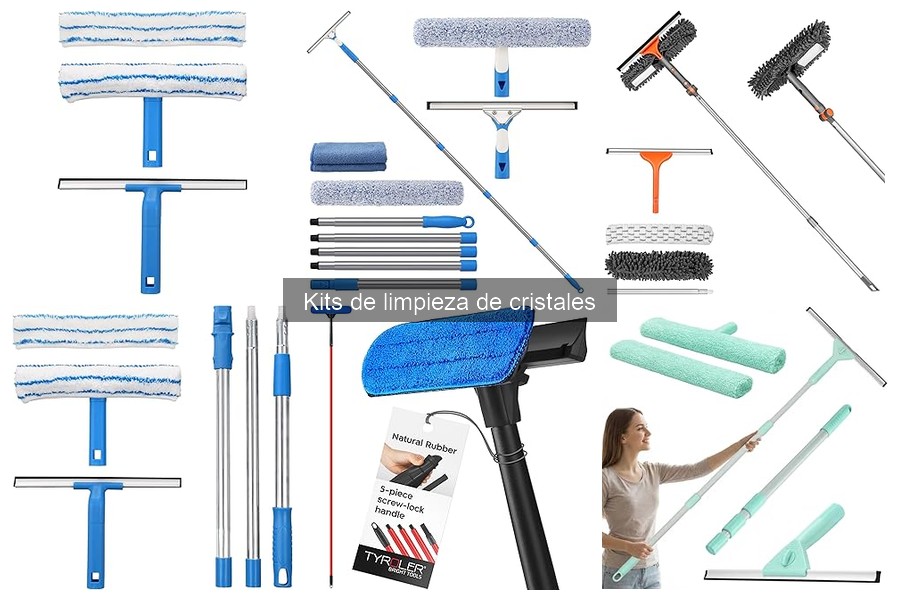 Mejores kits de limpieza de cristales para cualquier clima