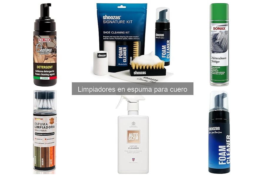 Mejores limpiadores en espuma para cuero de coches 2023