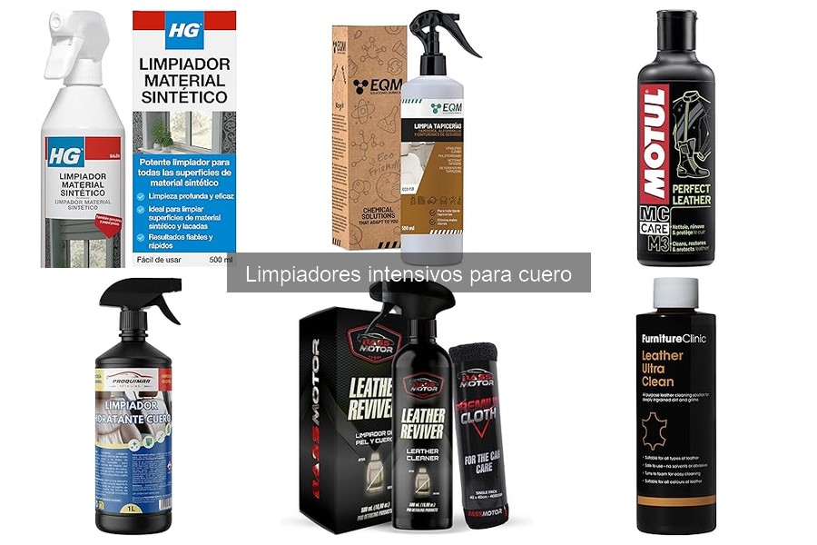 Mejores limpiadores intensivos para cuero: opiniones y comparativas