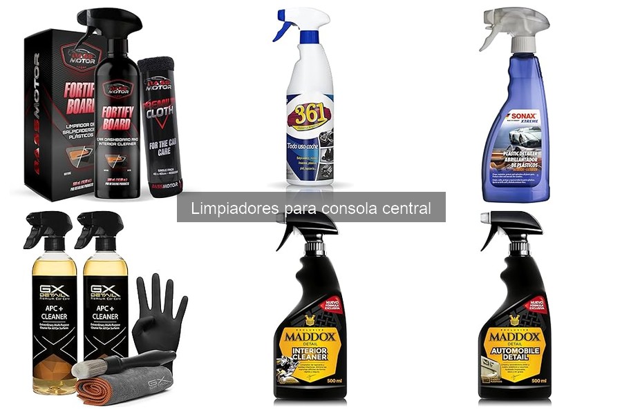 Mejores limpiadores para consola central en 2023: comparativa