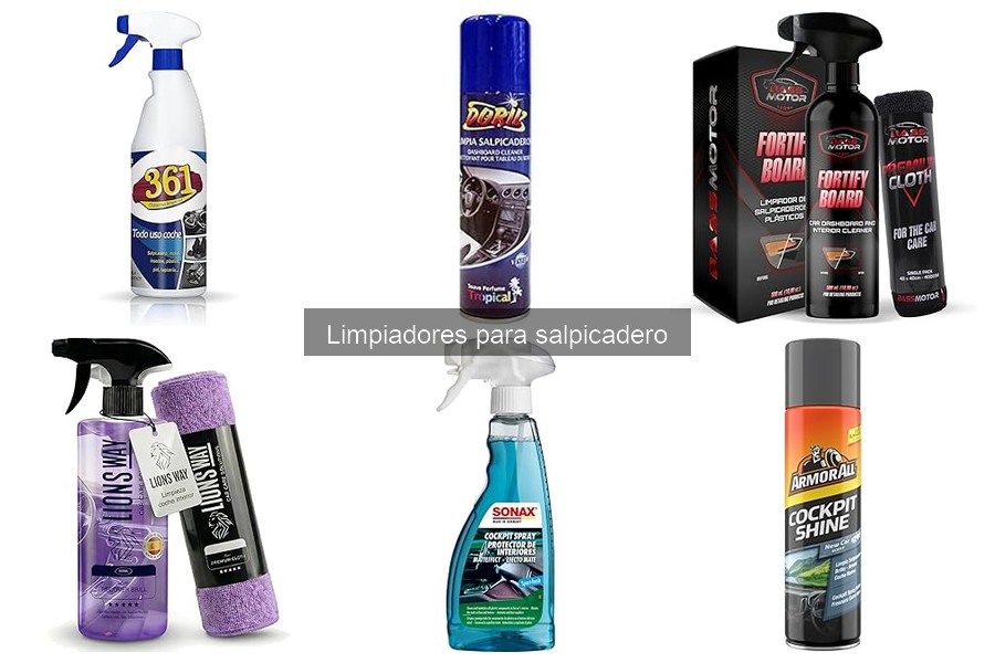 Mejores limpiadores para salpicadero según expertos