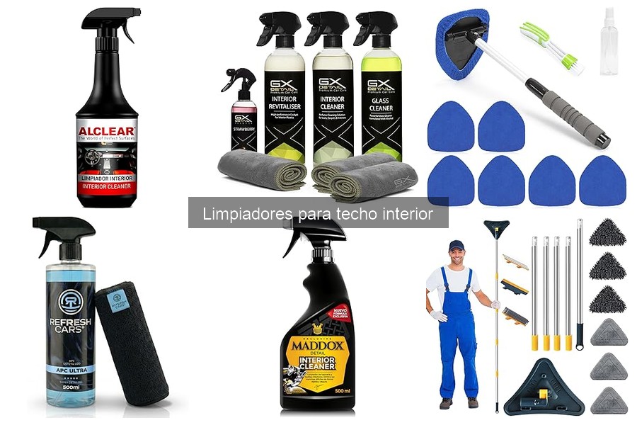 Mejores limpiadores para techo interior de coche 2023