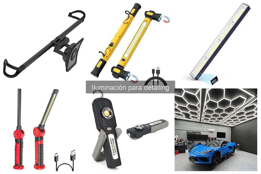 Mejores luces de detailing para profesionales del automóvil
