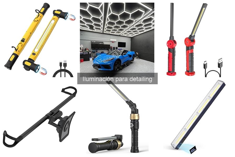 Mejores luces LED para detailing de coches: guía completa