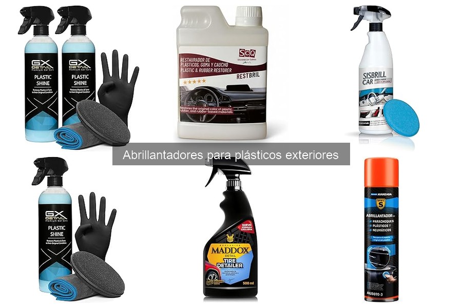 Mejores lugares para comprar abrillantadores de plásticos exteriores