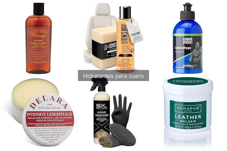 Mejores lugares para comprar hidratantes para cuero baratos