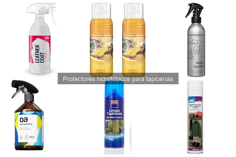Mejores marcas de protectores hidrofóbicos para tapicerías