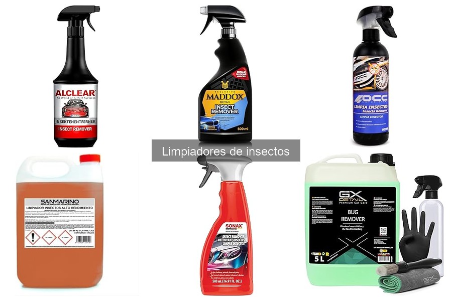 Mejores momentos para limpiar insectos del coche