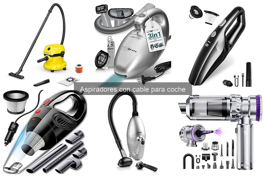 Mejores ofertas en aspiradores con cable para coche