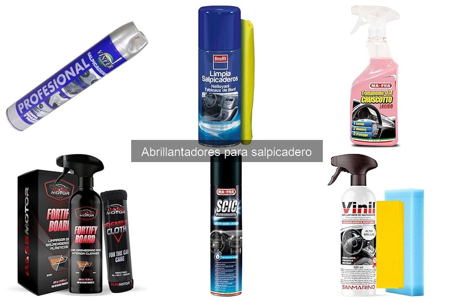 Mejores Ofertas y Precios de Abrillantadores para Salpicadero