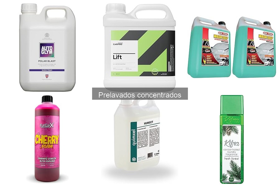 Mejores prelavados concentrados para coches de lujo