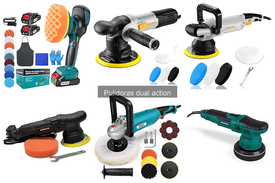Mejores pulidoras dual action: comparativa y análisis