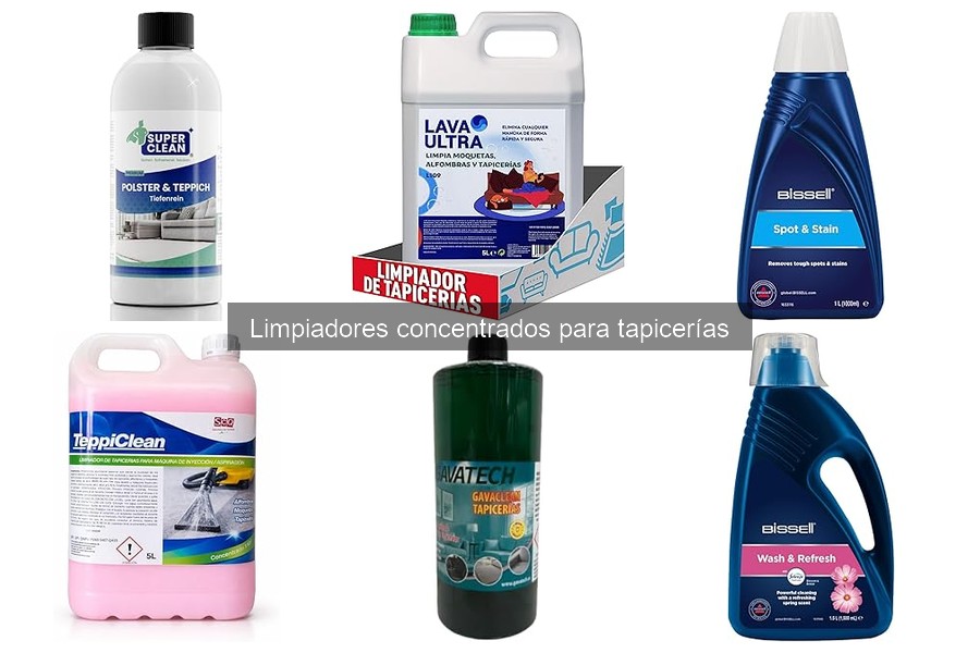 Mejores tiendas para comprar limpiadores concentrados de tapicerías